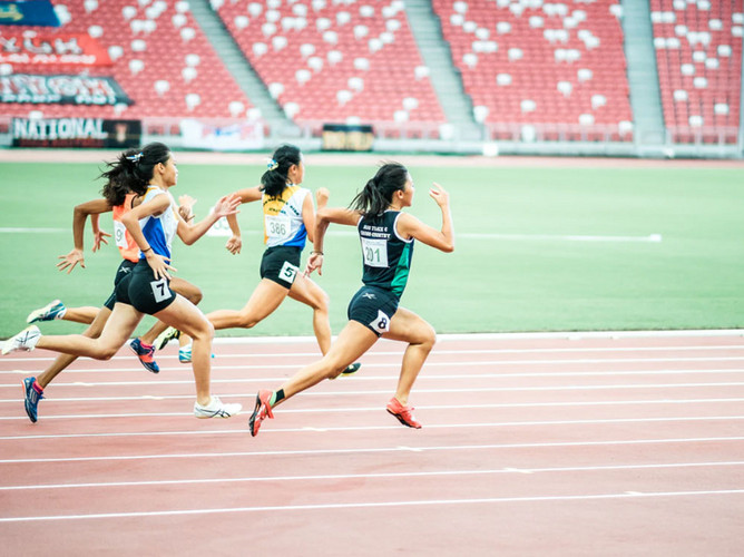 Drainage of running tracks