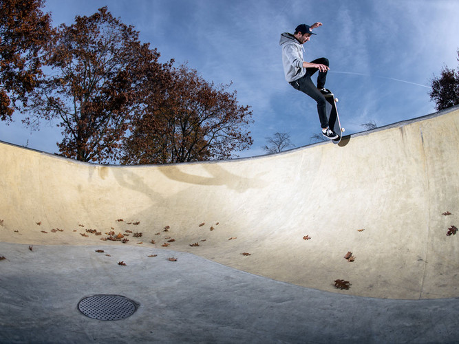 Entwässerung von Skateparks