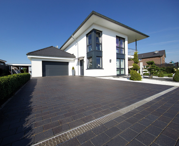 ACO Euroline drainage channel on a driveway