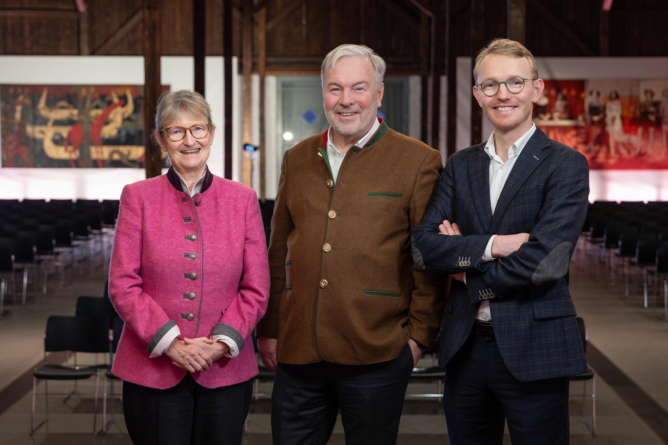 Johanna, Hans-Julius und Iver Ahlmann